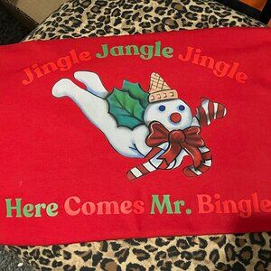 NEW ORLEANS RED MR BINGLE TSHIRT NEW SIZE 2XL ********LAST ONE***********